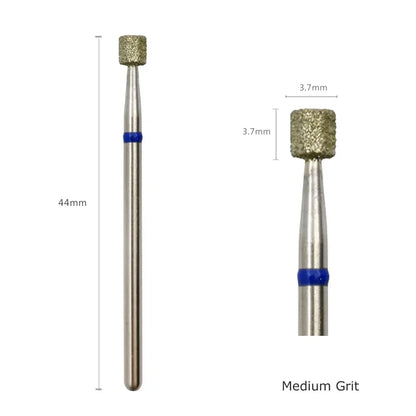 HYTOOS Russian Diamond Nail Drill Bit, Barrel Cuticle Burr, Electric Manicure Drills Accessories Supplier, 3.7*3.7mm