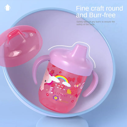 Duckbill Training Cup with Handles for Infants Baby Special Water Cup for Toddler Boy Girl Learning Independent Drinking Cup