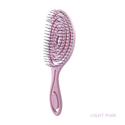 Hair Massage Comb Bristle Nylon Hairbrush Curly Detangle Hair Brush for Salon Hairdressing Tools