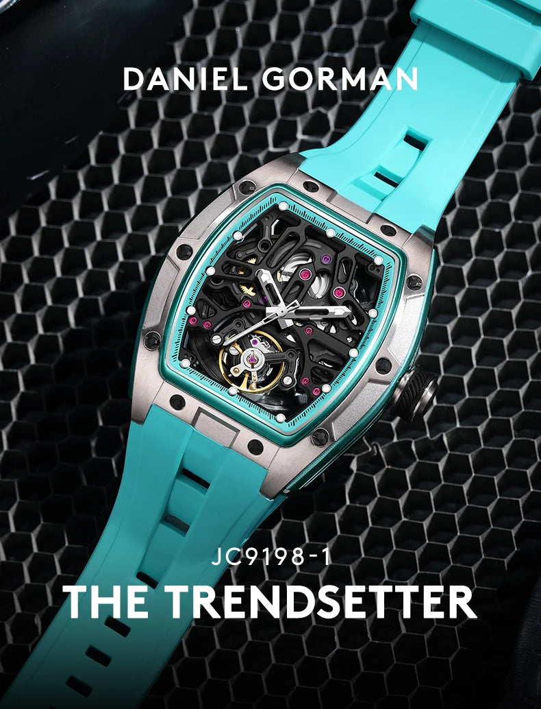 Mechanical Watch 2026 Luminous Transparent Steel Case Tourbillon Automatic Luxury Skeleton Dial Wholesale Gorman Watch