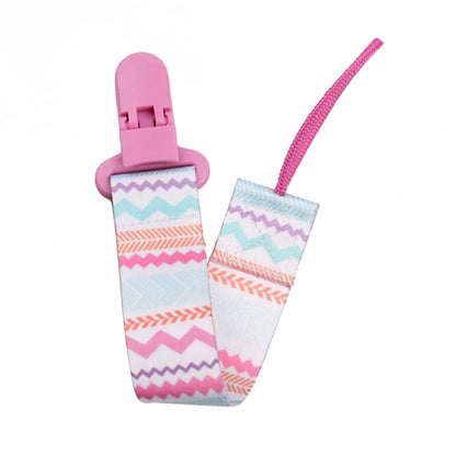 Baby Pacifier Clip Cartoon Pattern Pacifier Strap with Fun& Attractive Design