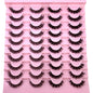 16 Pairs 3D Mink Lashes Natural False Eyelashes Dramatic Volume Fake Lashes Makeup Eyelash Extension Silk Eyelashes