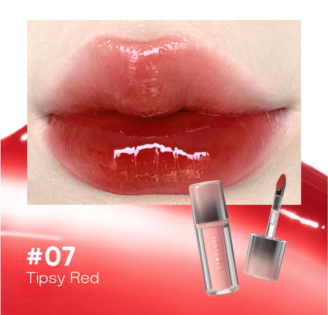 Judydoll Dual Finish Watery Lip Gloss 2.4g Nurturing Hydrating Color Fresh Makeup Cosmetics