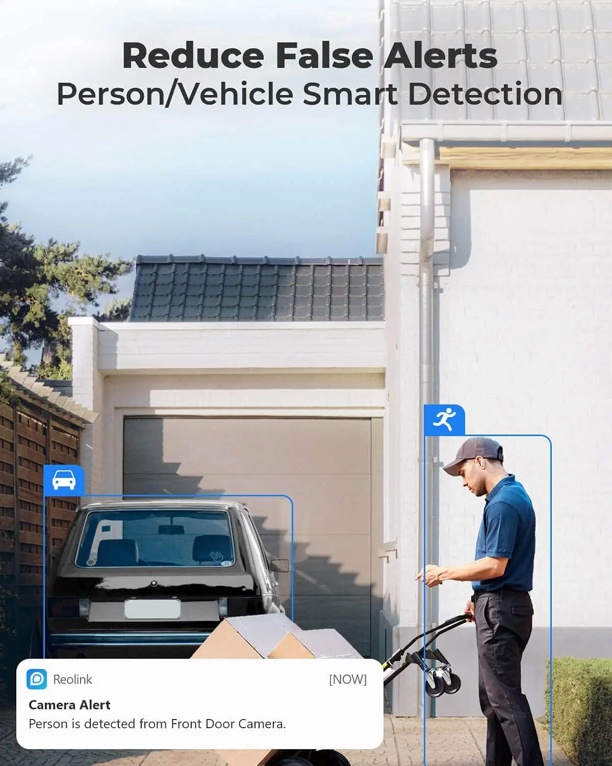 REOLINK 4MP 4G LTE Celluar Security Camera Person/Vehicle/Animal Detection 2-Way Talk Solar & Battery Home Surveillance Camera