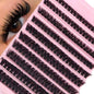 Cluster Lashes, 240pcs 40D 9-16mm Mixed Lengths, Ultra-Natural Look Thin Ultra-Soft Ultra-Light, Reusable  for Beginners