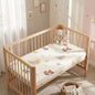 Cute Printed Patterned Sheet/Mattress Cover, Children's 100% Cotton Breathable and Moisture-Wicking Patchwork Mattress Cover.