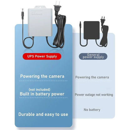 DIFANG DC12V UPS Power Supply for WiFi Camera Outdoor Battery Backup Power Adapter 7500mAh Battery Emergency Power