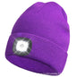 For Woman Cap Night Running Fishing Riding Sports Teenager Beanies Winter Men Beanie Hat with LED Light Rechargeable Knitted Hat