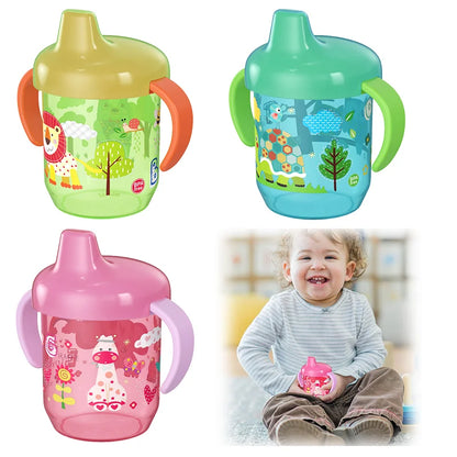 Duckbill Training Cup with Handles for Infants Baby Special Water Cup for Toddler Boy Girl Learning Independent Drinking Cup