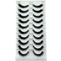 New Cat Eye Artificial Mink Eyelash 3D Curling Natural and Realistic Messy Tail Eye Extended Soft Eyelash