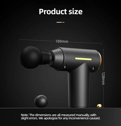 Portable Mini Muscle Massage Gun Vibration Massage Gun Body Neck Back Pain Gout Relief Deep Muscle Relaxation Massager Tools