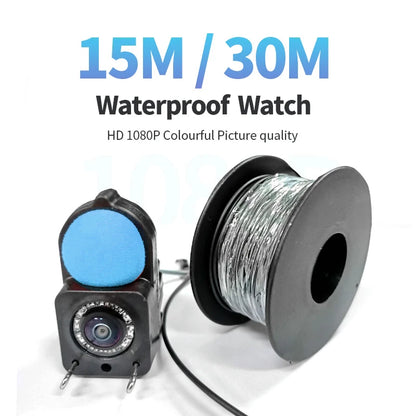 1080P HD Camera  Underwater Fishing Camera Infrared Lights Portable Ice Fishing Fish Finder Camera 15M & 30M For Lake Fishing