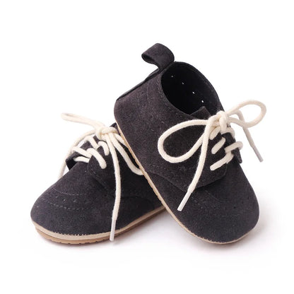 Newborn Baby Shoes Baby Boy Girl Shoes Classic Leather Rubber Sole Anti-slip Toddler First Walkers Infant Girl Shoes Moccasins