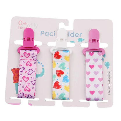 3 Pcs/Set Baby Pacifier Clips Pacifier Chain Dummy Clip Nipple Holder For Nipples Children Pacifier Clip Soother Holder Attache
