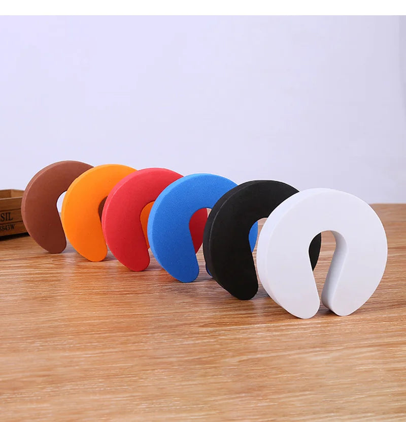 Door Stoppers Kids Children Protection EVA C Shape Door Stopper Baby Safety Protect Door Stop Jammer Soft Foam Door Clip