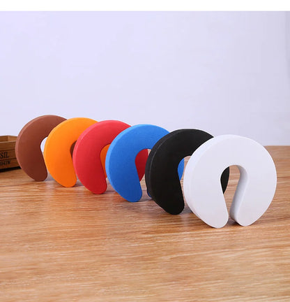 Door Stoppers Kids Children Protection EVA C Shape Door Stopper Baby Safety Protect Door Stop Jammer Soft Foam Door Clip
