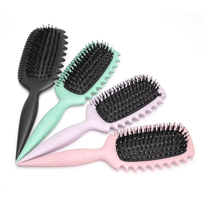 Curl Defining Brush Curl Hair Define Styling Brush for Combing and Shaping Women's Curls to Reduce Pulling