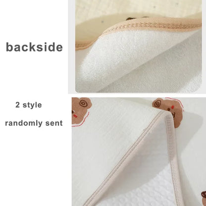 70*90cm Baby Urine Mat Breathable Waterproof Washable Cute Cotton Yarn Printed Newborn Diaper Pad Suitable for All Seasons