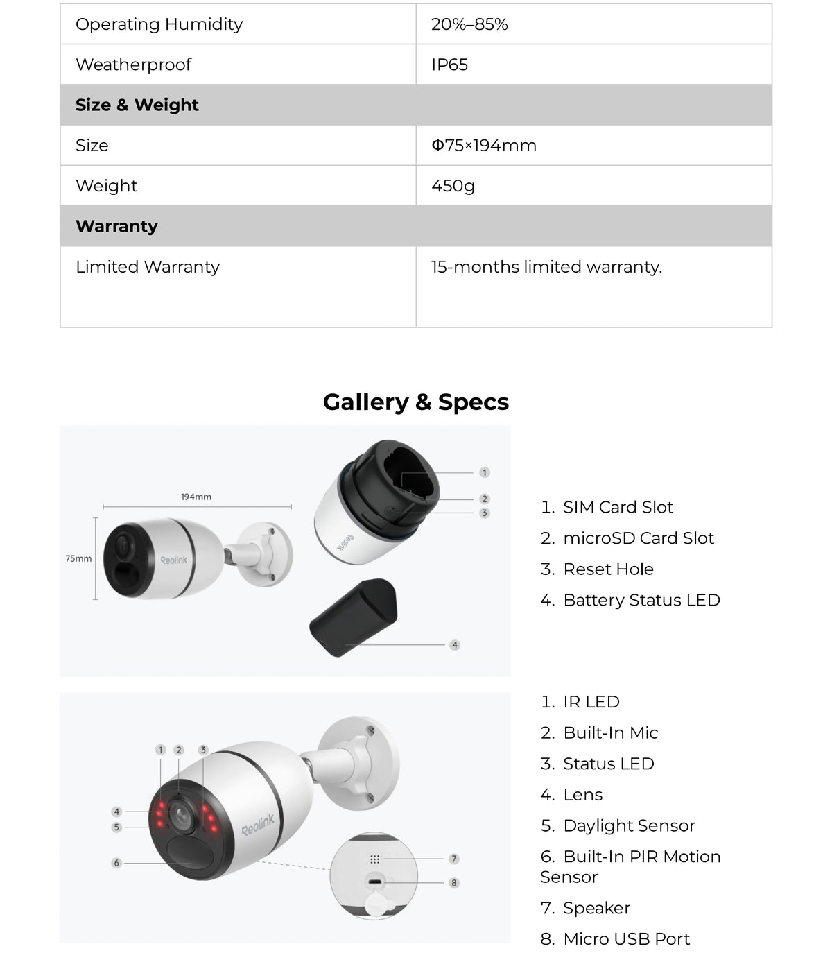 REOLINK 4MP 4G LTE Celluar Security Camera Person/Vehicle/Animal Detection 2-Way Talk Solar & Battery Home Surveillance Camera