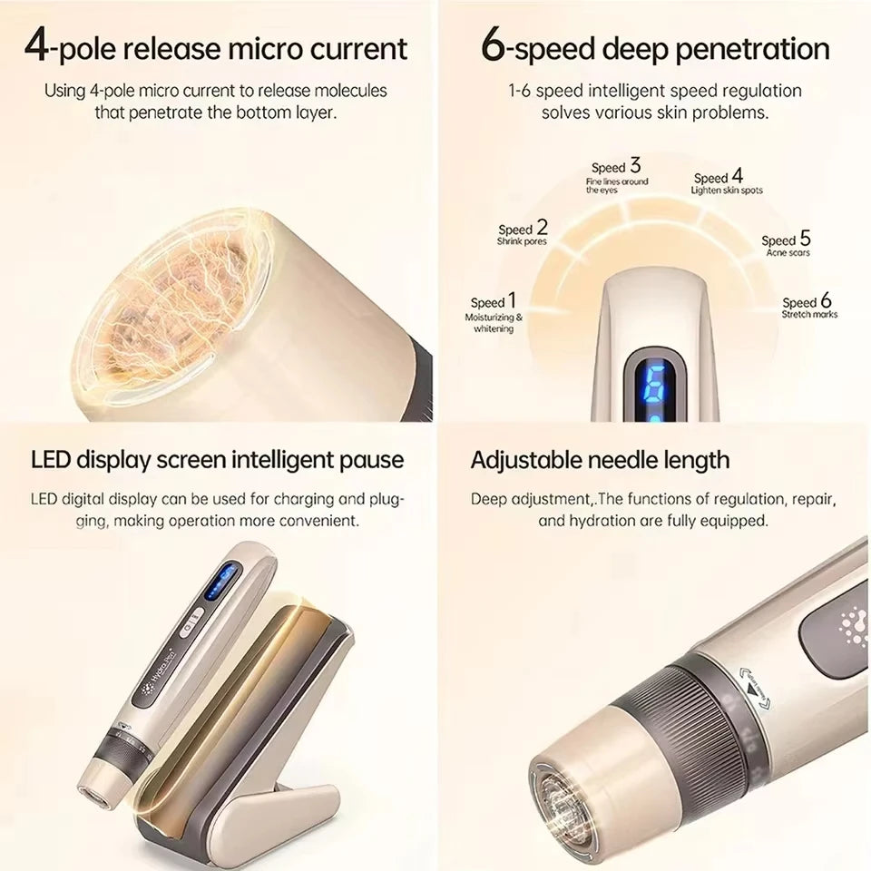 Original Hydra.Pen H5 Serum Skin Care Microneedle Pen With 30Pcs Cartridge Needle Length 0.25 mm Skin Care Beauty