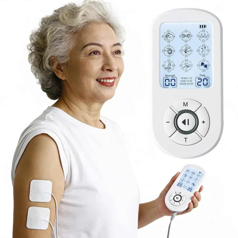 36Modes Electrical EMS Muscle Stimulator Tens Massage Digital Apparatus Pulse Slimming Acupuncture Full Body Relax Massager