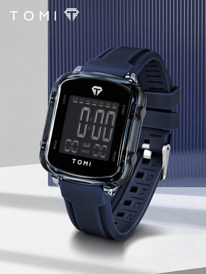 TOMIFashionable new electronic watches; Trendy couple watches; Same style for men and women; Wrist watches in gift boxes.