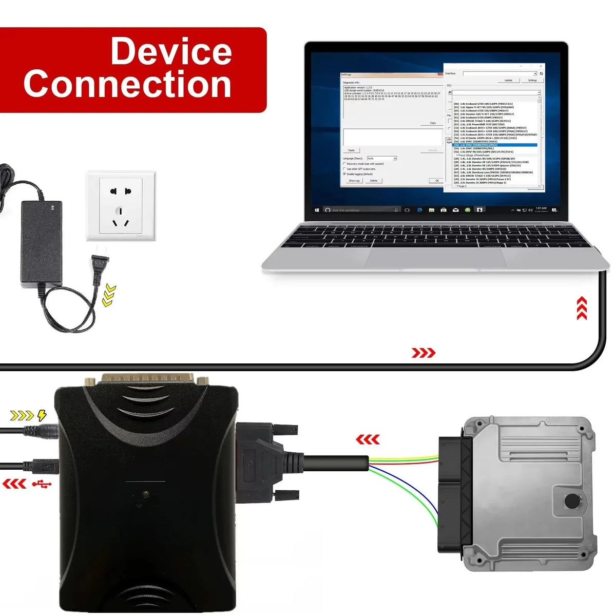 New PCM Flash Can Replace SM2 Pro Programming Tools, Full Set of Accessories, Without SM2 Software