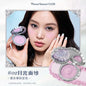 Flower Knows Strawberry Rococo Embossed Blush Fine Powder Makeup Smooth Long Lasting Blusher Waterproof Blush Maquiagem