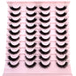 16 Pairs 3D Mink Lashes Natural False Eyelashes Dramatic Volume Fake Lashes Makeup Eyelash Extension Silk Eyelashes