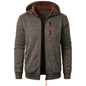 New Streetwear Men's Long Sleeve Sweatshirts for Men Zipper Hooded Oversize Winter Warm Jacket Coat Outdoor Tracksuit Men