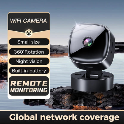Lenovo Security Monitoring High Definition 8K Rotating WiFi Mini Camera No Need for Plug in Night Vision Smart Home 2026 New