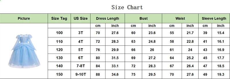 Elsa Cosplay Costume Kids Layers Deluxe Ball Gown Princess Dresses Aurora Christmas Wedding Evening Dress Girls Princess Dresses