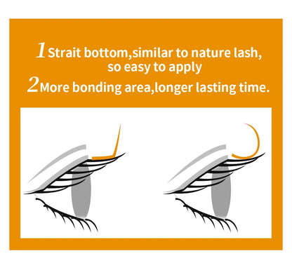 GLAMLASH L+/LC/LD/LU(M)/N Curl 7~15mm MIX 16rows/Case Mink Eyelash Extension Individual Lashes Soft False Eyelashes