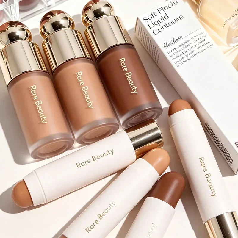 Rare Beauty Silky Three-dimensional Bronze Stick Soft Pinch Liquid Contour Weightless Buildable Face Contouring Shadow Makeup
