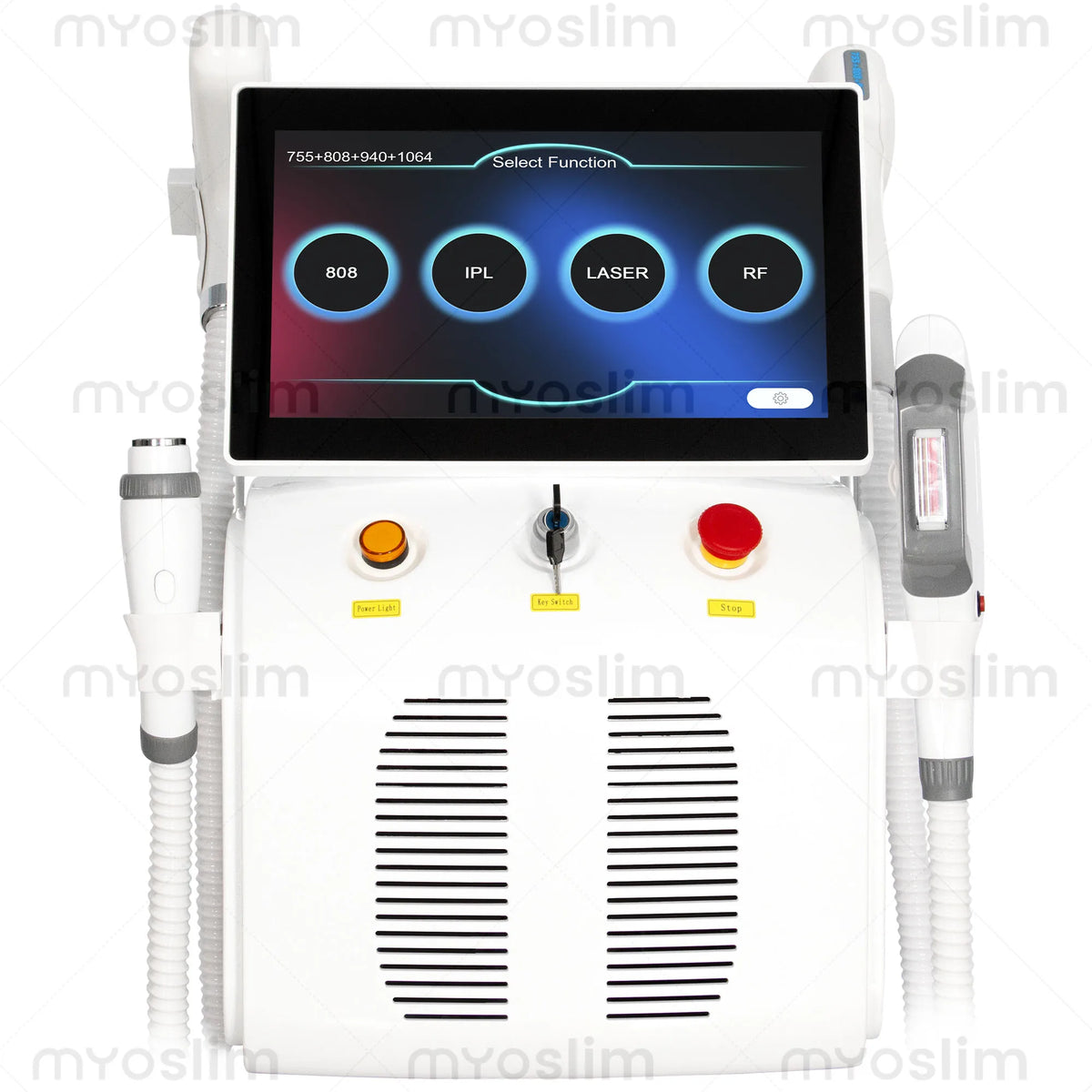 Diode Laser Hair Removal 4 IN 1 7000W FAC 755 808 940 1064nm Soprano Painless Permanent Hair Removal CE Certified Beauty Device