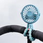 Fan for Cart Stroller Fan Portable Outdoor Fan Clip On for Baby 500mAh USB Rechargeable Handheld Electric Fan for Home 3 Speeds