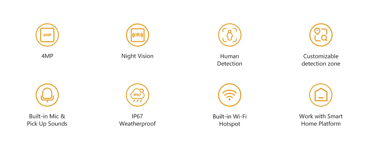 IMOU Clearance Outdoor Surveillance Camera WiFi IP Camera AI Personal Detection Smart Tracking Compatible with Alexa Waterproof