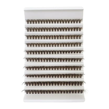 Cluster Lashes, 240pcs 40D 9-16mm Mixed Lengths, Ultra-Natural Look Thin Ultra-Soft Ultra-Light, Reusable  for Beginners