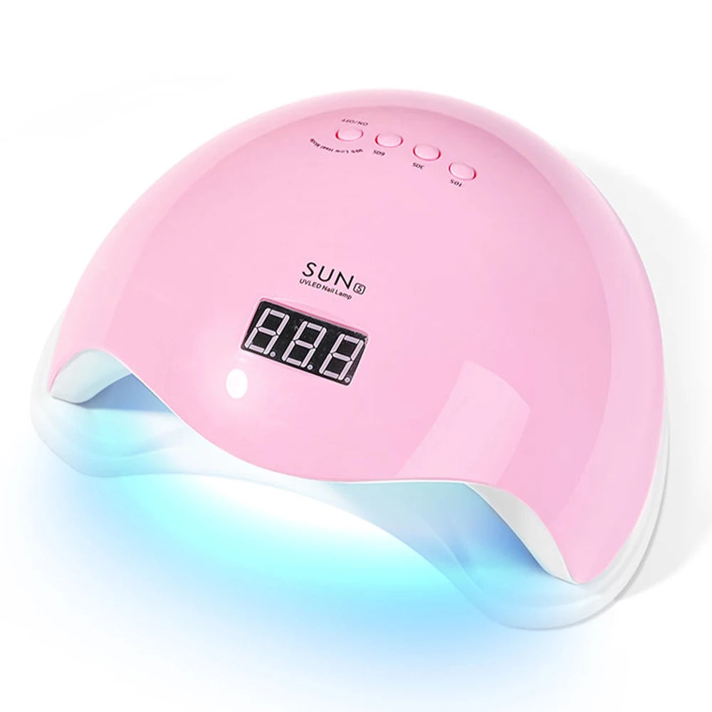Nail Dryer Gel Nail Polish Curing LED UV Light With 4 Timers Automatic Sensor LCD Display Professional Nail Art Tools Accessorie
