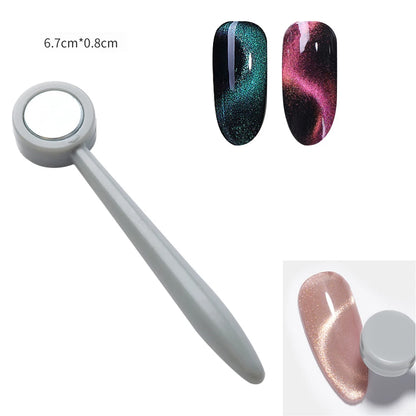 Super Strong Thick Strip Magnet Cat Eyes Magnet for Nail Gel Polish 3D  Line Strip Effect French Multi-Function Magnet Pen Tools