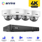 ANNKE 8CH 4K IP Camera Security System 265+ 8MP Poe Camera Two Way Audio Video Surveillance CCTV 4MM Lens Support 256G Card IP67