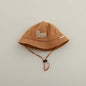 New Embroidered Letter Baby Bucket Hats Spring Sunhat Fishing Hat Sunshade Visor Boy Girl Outdoor Fashion Beach Cap For 6-24M