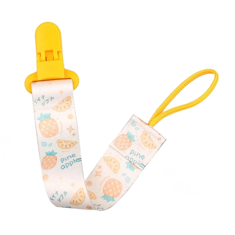 Baby Pacifier Clip Cartoon Pattern Pacifier Strap with Fun& Attractive Design