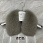 Real Fox Fur Collar Winter Men And Women's Fox Fur Square Collar Natural Fur Scarves For Ladies Neck Warmer Fur Scarf Shawls