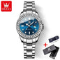 OLEVS 9945 Luxury Diamond Stainless Steel Quartz Watch for Women Elegant Ladies Waterproof Sport Women's Wristwatch Reloj Mujer