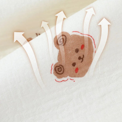 70*90cm Baby Urine Mat Breathable Waterproof Washable Cute Cotton Yarn Printed Newborn Diaper Pad Suitable for All Seasons