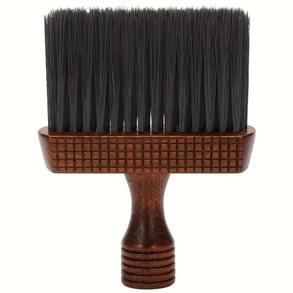 1 Hair Cleaning Brush, a Specialized Wooden Hairdressing Tool for Salons, Natural Wooden Handle Cleaning and Beauty Tool