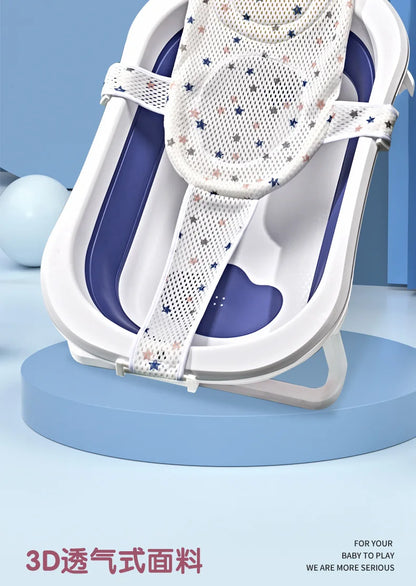Baby Shower Net Newborn Bath Tub Non-slip Mat Suspended Bath Mat Bath Rack Infant Bathing Bracket Children Bathing Supplies