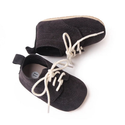 Newborn Baby Shoes Baby Boy Girl Shoes Classic Leather Rubber Sole Anti-slip Toddler First Walkers Infant Girl Shoes Moccasins