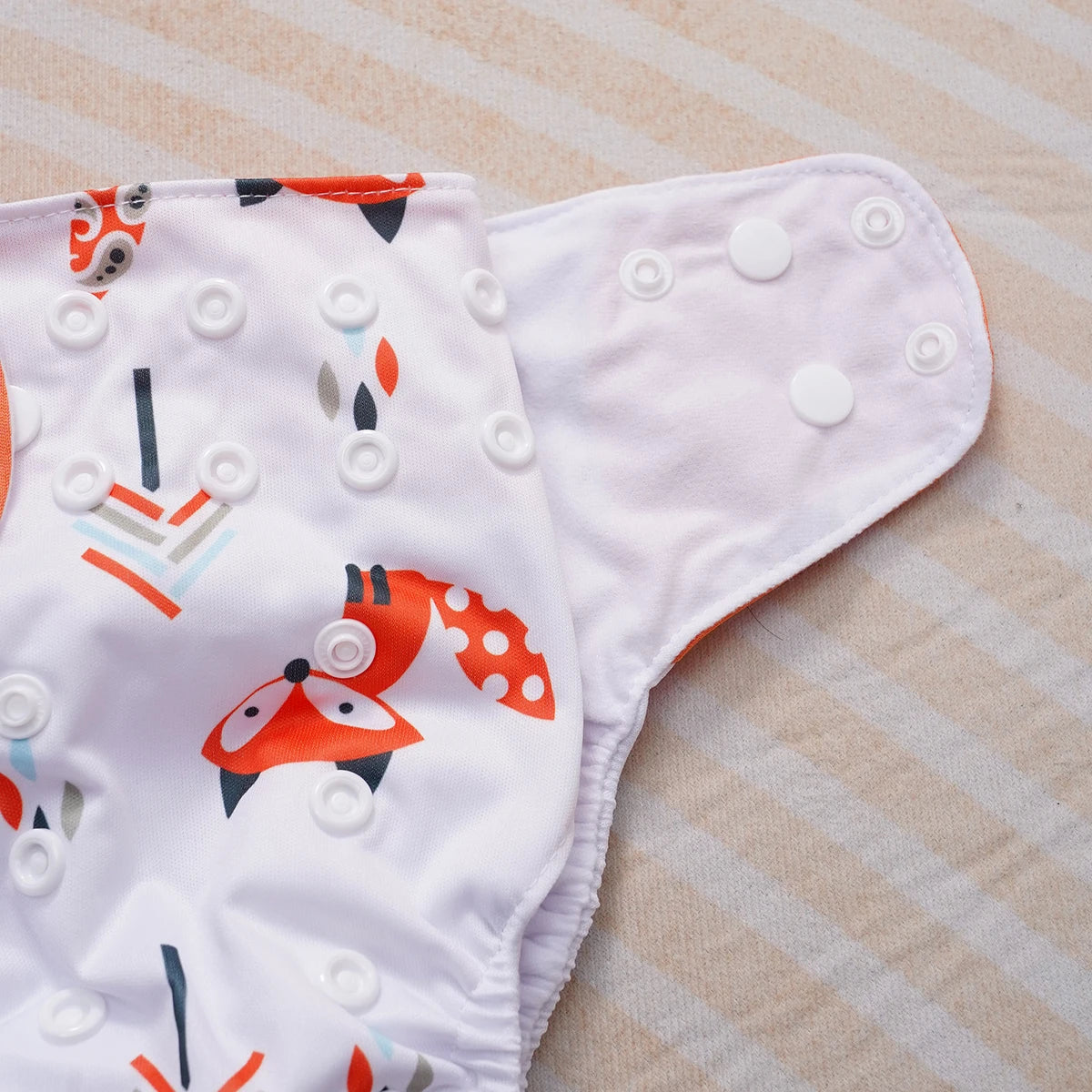Kangobaby #My Soft Life# 4pcs Set Suede Cloth Baby Cloth Diaper Reusable Washable Newborn Nappies